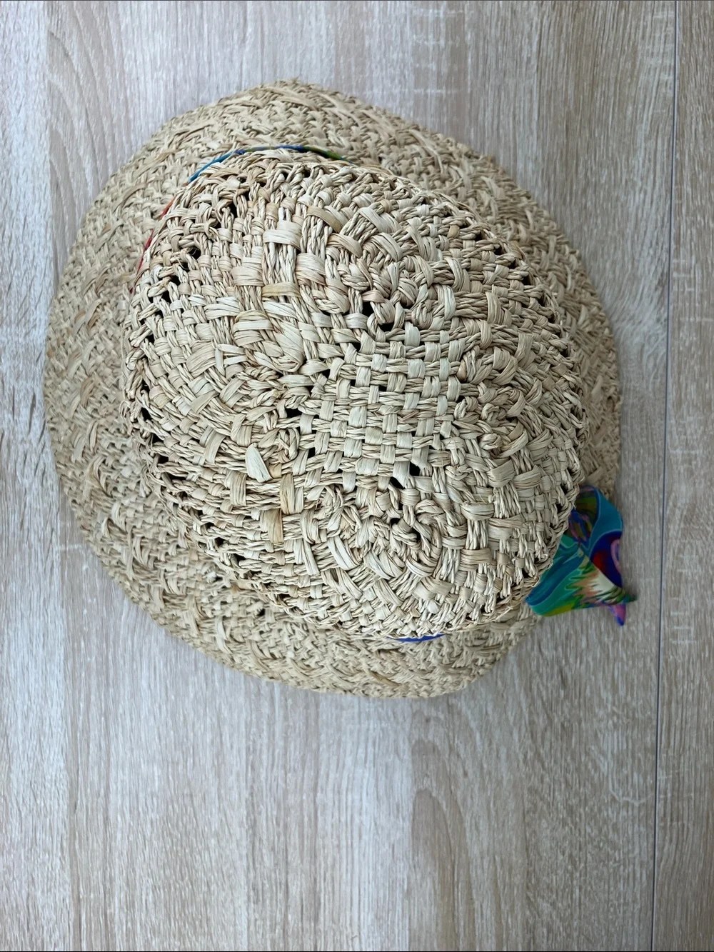Johnny Was Helena Bucket Straw Hat Scarf